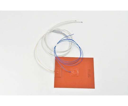 【シロキサン対策品】シリコンラバーヒーター　【熱電対3m、リード線延長3m】　100V　150W　125mm×150mm