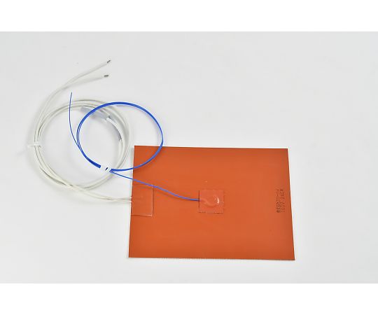 【シロキサン対策品】シリコンラバーヒーター　【熱電対3m、リード線延長3m】　100V　240W　150mm×200mm