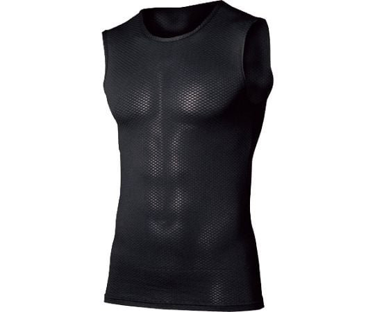 JW-520　11.BK　3D　ノースリーブクルーシャツ　L