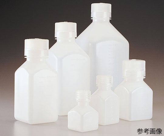 64-5229-46 角型瓶 HDPE 125mL 2018-0125JP