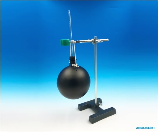 黒球温度計セット　Φ150mm　無害緑液温度計　JCSS校正証明書付