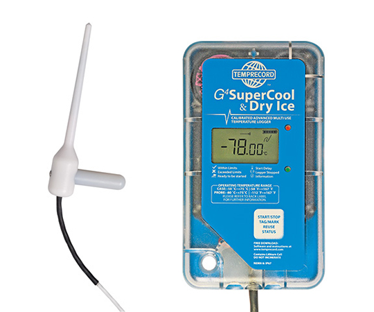 G4 SuperCool ＆ Dry Ice Data Logger Teflon 1mプローブ付き 95GCSBY1PT