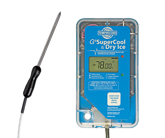 G4 SuperCool ＆ Dry Ice Data Logger P/Handle 1mプローブ付き 95GCSBY1PP