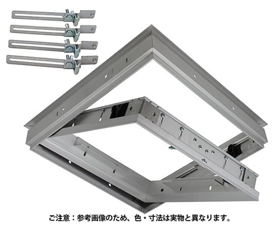 目地天井点検口　450mm角　シルバー　アルミ