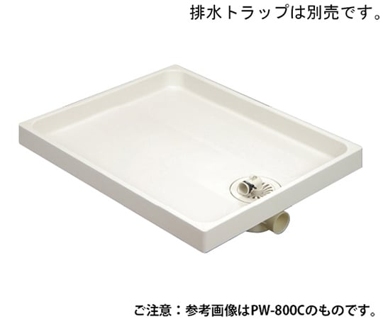 防水パン　800×640×65　ホワイト　PP樹脂