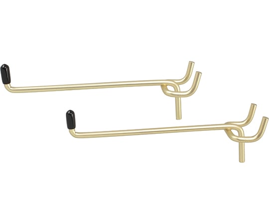 パンチングボード用フックT中ゴールド1P2入