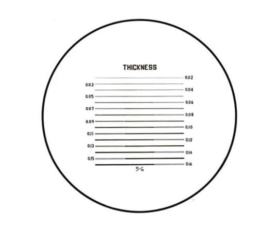 ガラススケール　Φ35mm　（タイプ3）