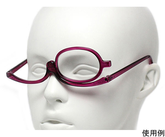 本物の ちょこしー 老眼鏡（1.5）ピンク 中古品 サングラス/メガネ