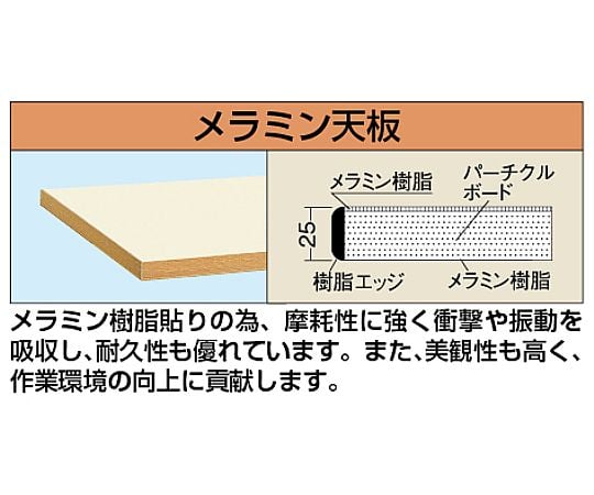中量作業台KTGタイプ　W1800×D750×H900mm