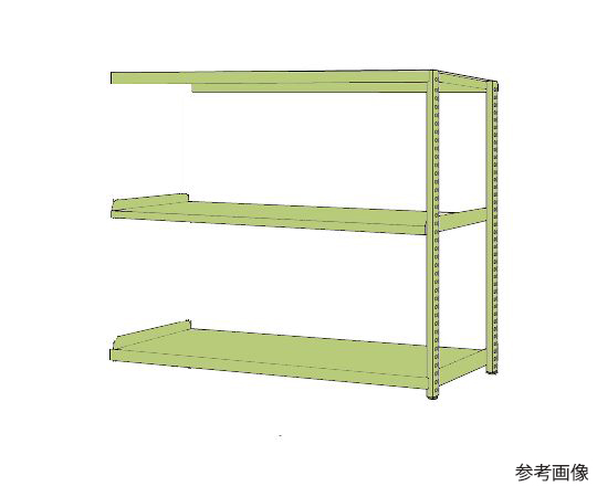 RKラック（連結・均等耐荷重：250kg/段・3段タイプ）　W1800×D600×H1500mm　RKN-8653R