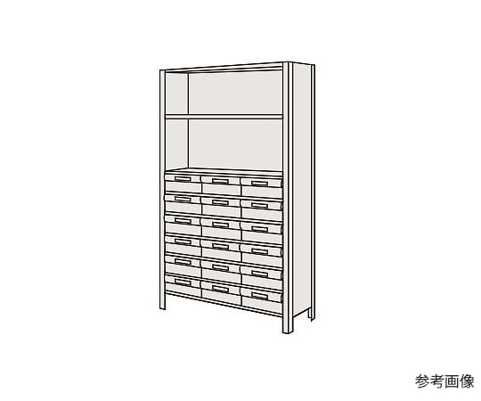 物品棚LEK型樹脂ボックス　100kg/段　高さ1800mm　9段タイプ　W875×D450×H1800mm