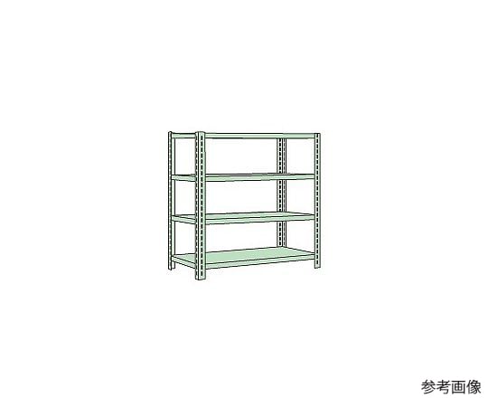 ボルトレスラック中軽量型　150kg/段　高さ1200mm　4段タイプ　W1500×D450×H1200mm