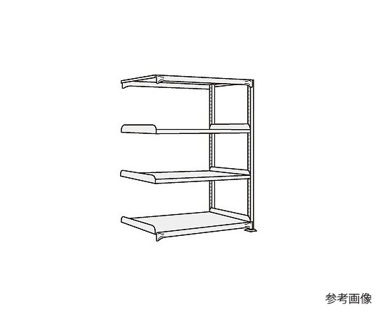 中軽量棚NEW型　200kg/段　連結　高さ1800mm　4段タイプ　W900×D600×H1800mm　NEW-1144R