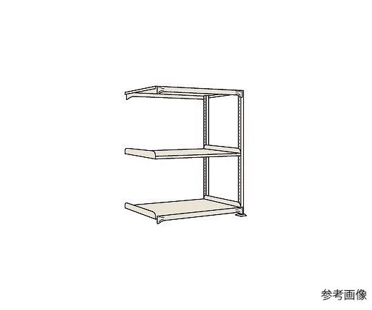 64-5343-21 中軽量棚MLW型 250kg/段 連結 高さ1500mm 3段タイプ W1800