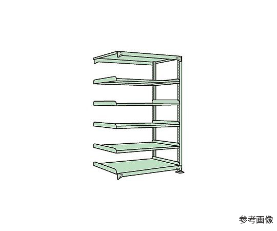 中軽量棚ML型　250kg/段　連結　高さ2100mm　6段タイプ　W1200×D900×H2100mm　ML-2366R