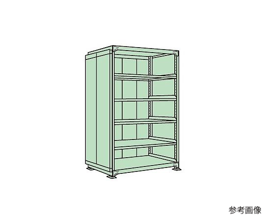 中量棚PB型パネル付　500kg/段　単体　高さ2100mm　6段タイプ　W1800×D750×H2100mm　PBG-2756