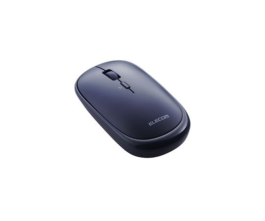 64-5409-21 BlueLEDマウス 薄型 Bluetooth対応 4ボタン ポーチ付 ブルー M-TM10BBBU