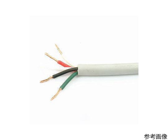 【エコ商品】キャブタイヤケーブル　灰　0.75sq　4芯