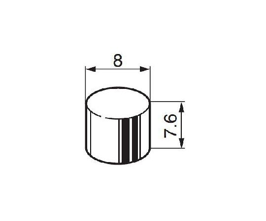 DB/MB/EB/M2B用φ8ボタン 黄