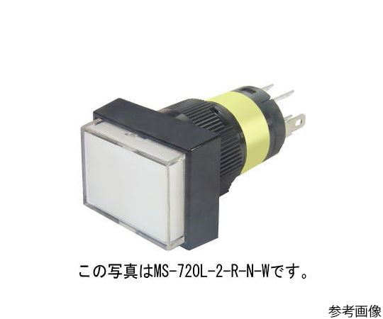 表示灯(長方形・照光部:赤)