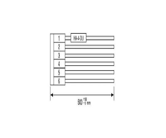 出力ハーネスVSシリーズ 長さ500mm
