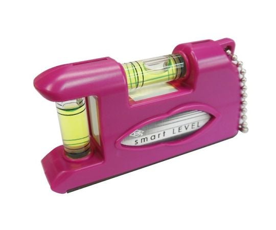 水平器 スマートレベル ピンク