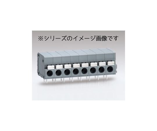 貫通型スクリューレス端子台 横型 250V-10A (国内) 6極