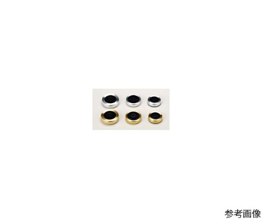 TC型アルミカバー付きビス止めゴム足(4個入)ゴールド