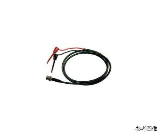 同軸テストリード 500mm RG-58A/U(50Ω) BNC-ICクリップ 赤/黒(リン青銅)