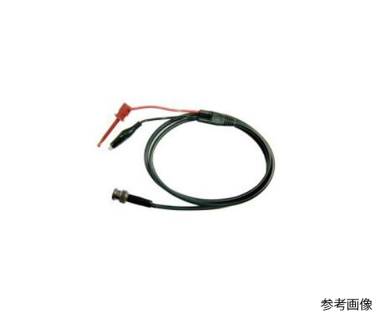 同軸テストリード 2000mm RG-58A/U(50Ω) BNC-ICクリップ赤(リン青銅)/クリップ黒(ニッケルメッキ)