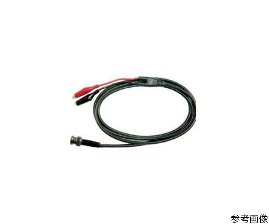 同軸テストリード 500mm RG-58A/U(50Ω) BNC-クリップ 赤/黒(ニッケルメッキ)