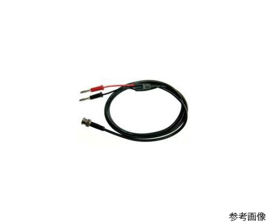 同軸テストリード 500mm RG-58A/U(50Ω) BNC-バナナプラグ 赤/黒(ニッケルメッキ)