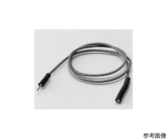 ミニテストクリップ用中継コード 黒 TP-002用 適合オスピン接続ピン0.8φ