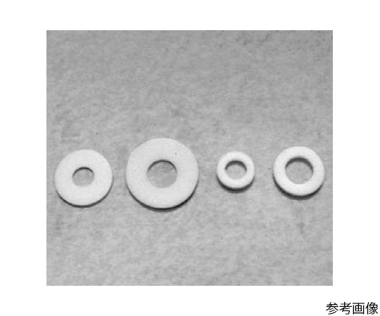 絶縁用平ワッシャー(テフロン) M4用 11φ×4.5φ×1.0mm(100枚入り)