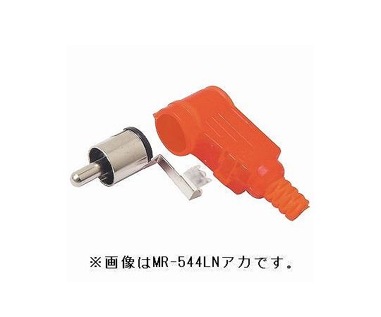 RCAプラグ(黒、L型)