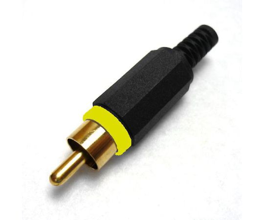 RCAプラグ 黄 金メッキ