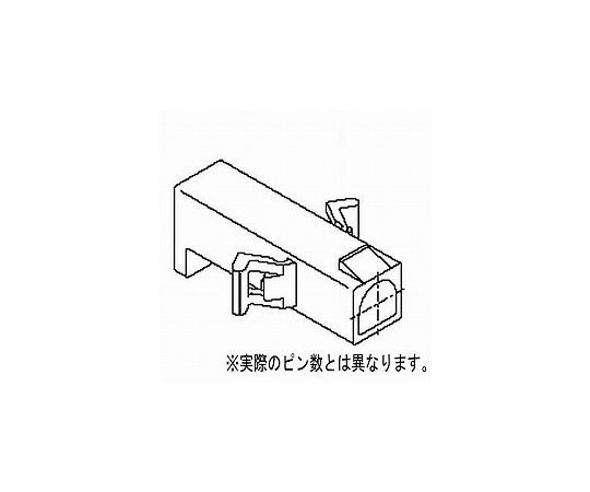 6.7mmピッチ 電線対電線用 プラグ 極数1(10個入)