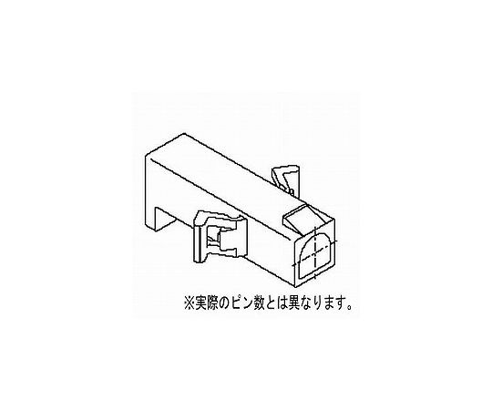 6.7mmピッチ 電線対電線用 プラグ 極数1(10個入)