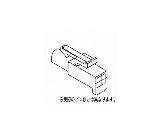6.7mmピッチ 電線対電線用 リセプタクル 極数1(10個入)