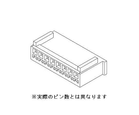 2.5mmピッチ 中継用リセプタクルハウジング 極数13(10個入)