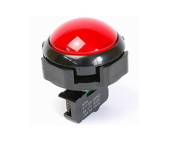 照光式押しボタンスイッチ ドーム/A型/60mm 赤