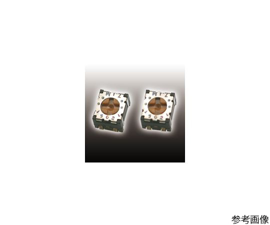 トリマポテンショメータ 1回転型 上面調整 J-リード 1KΩ テーピング(500個)