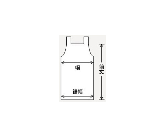 マイティクロス(R)エプロン　胸当て　ミニ　首掛け　アイレット仕様　ピンク　E2005-4