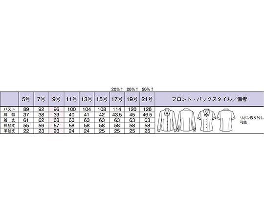 64-6278-49 半袖ブラウス ピンク 9G RB4533-9 9G 【AXEL】 アズワン