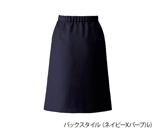 プリーツスカート　ネイビーXパープル　15G　AS2323-28 15G