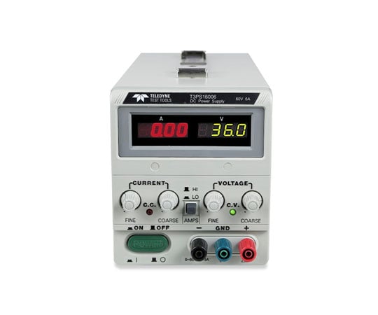 64-6313-65 直流安定化電源（1ch 60V/6A） T3PS16006 【AXEL】 アズワン