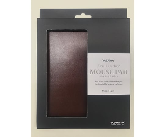 エコレザーマウスパッド　ダークブラウン