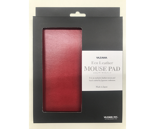 エコレザーマウスパッド　レッド