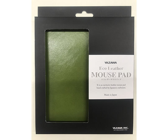 エコレザーマウスパッド　グリーン