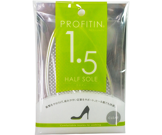 プロフィットイン　ハーフソール　1.5mm　クリアー